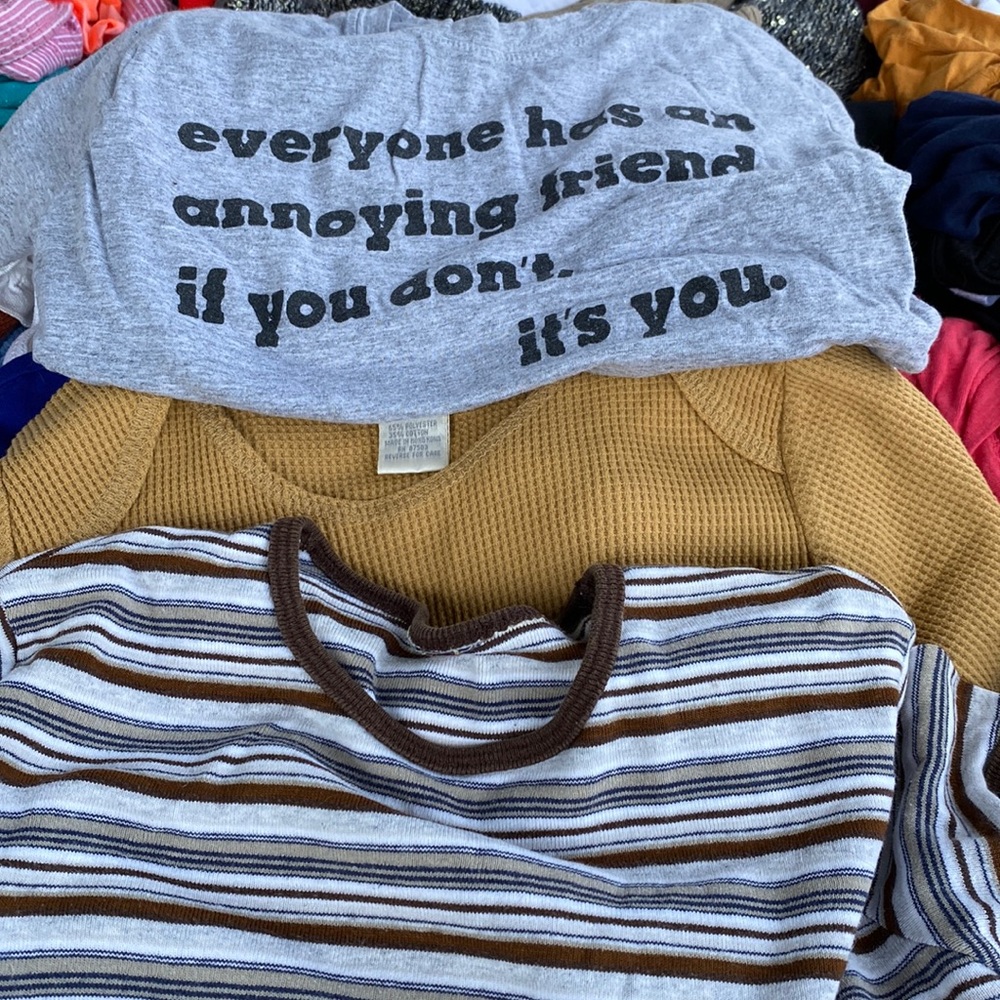 3 shirts